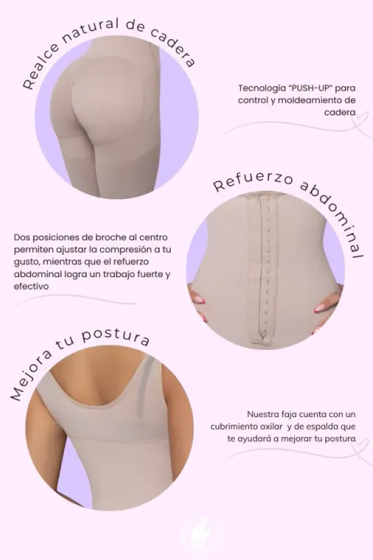 Shapewear med lengde til midt på låret Marilyn